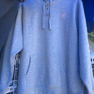 Ariat Heather Blue Hoodie for Men